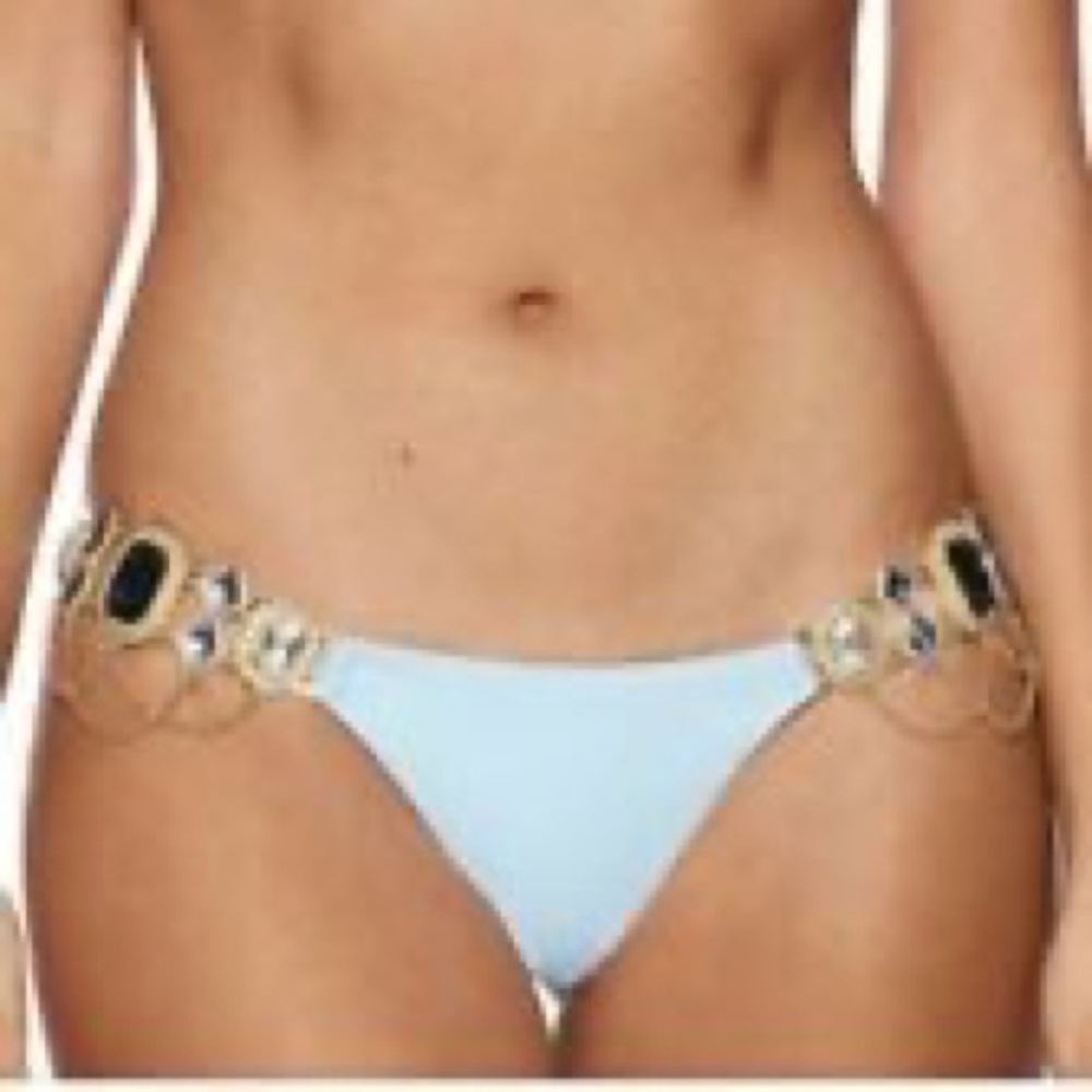 NWT Beach Bunny powder blue Jazmin Bottoms (XL)